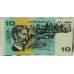 AUSTRALIA 1993 . TEN 10 DOLLARS BANKNOTES . TWO  NOTE SET . EVANS/FRASER, FRASER/COLE . FIRST PREFIX AAA